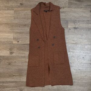 Love Tree Brown Sleeveless Vest